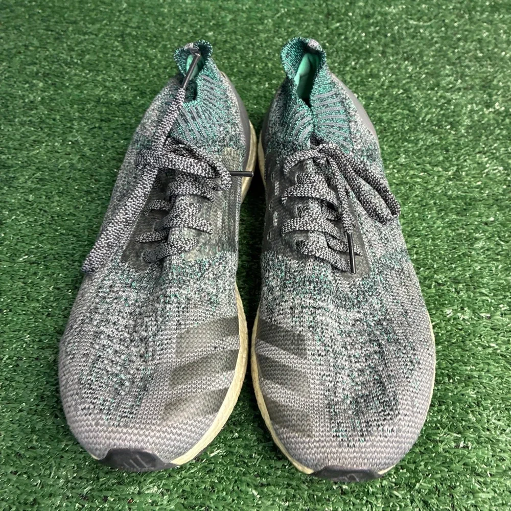 Adidas Ultra Boost Uncaged Primeknit Breathable Running Sneaker Grey Mens Sz 12